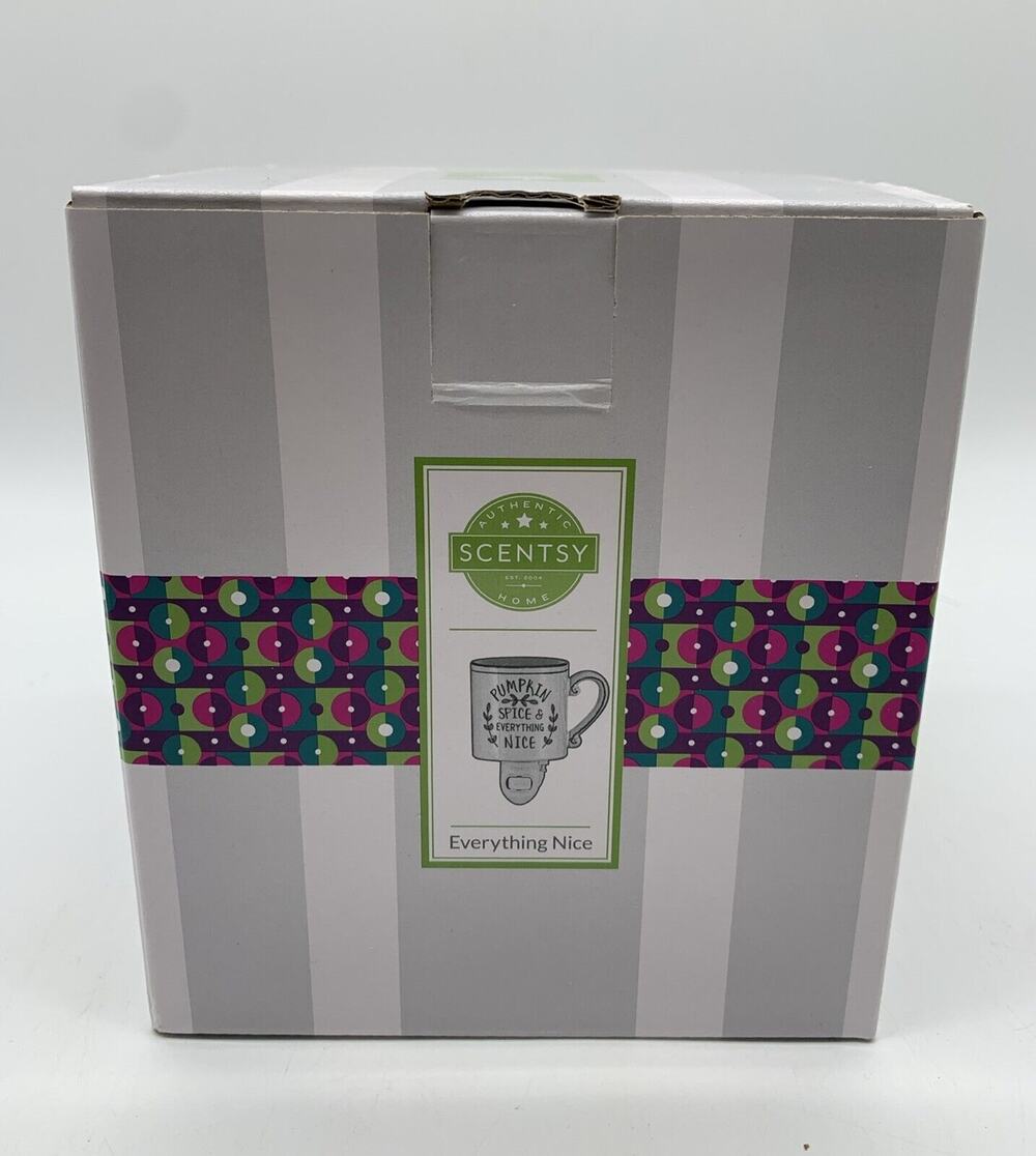 Scentsy PUMPKIN SPICE EVERYTHING NICE Fall MINI WARMER NIB